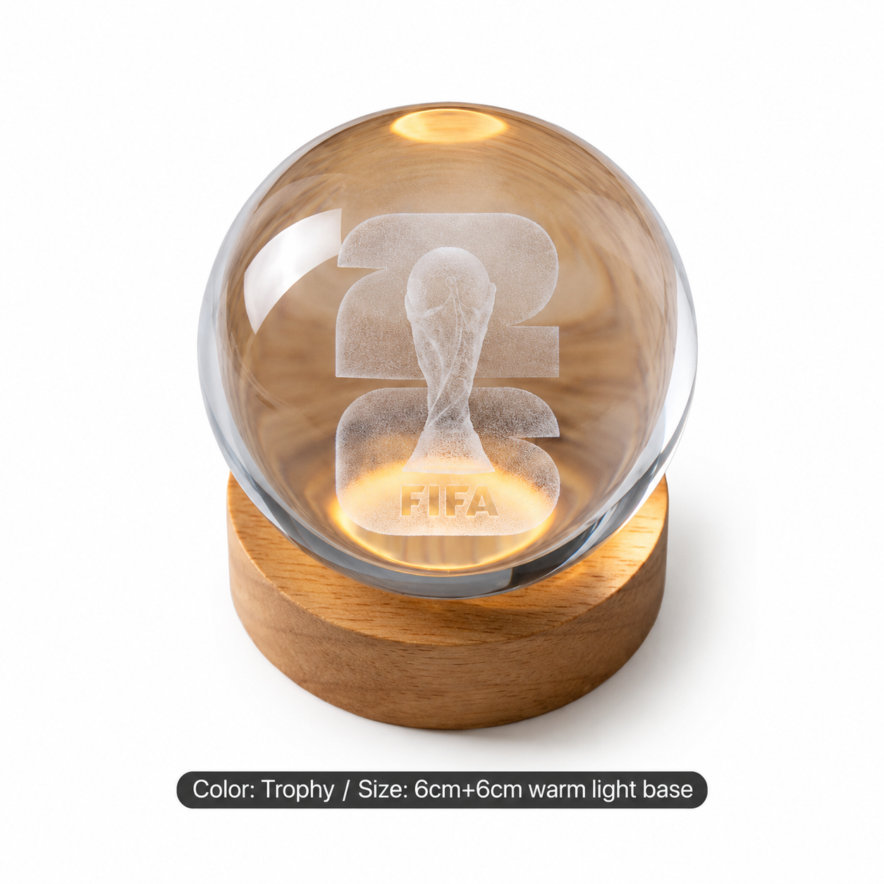 LED FIFA Trophy Crystal Ball