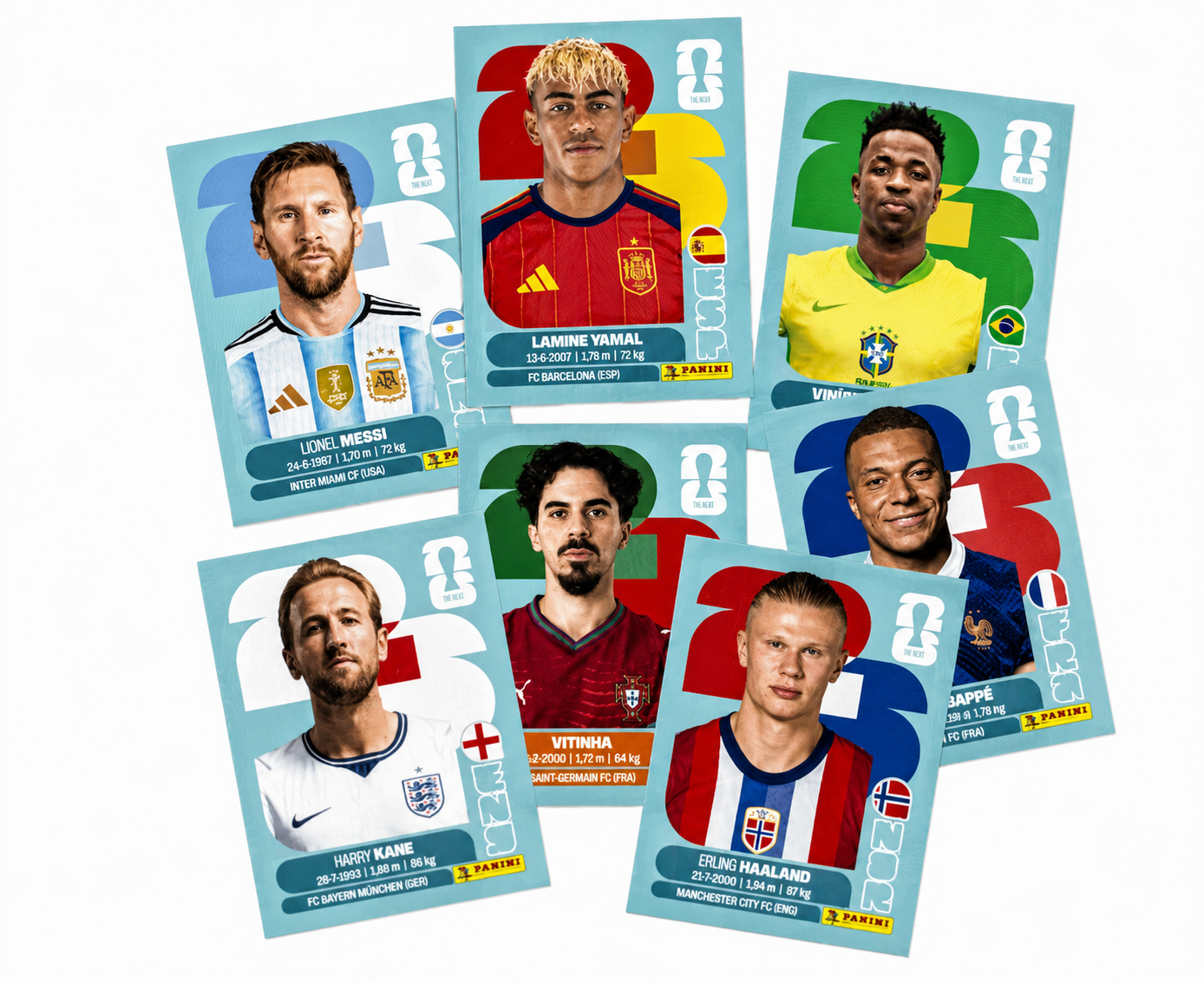 x100 Random World Cup 2026 Stickers