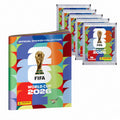 Panini World Cup Album + Stickers 5 Packs + 6 Random Stickers